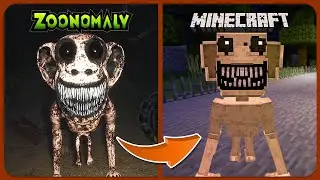 Zoonomaly Game vs Minecraft | Zoonomaly Horror Game | Zookeeper, Monster Fox, Smile Cat...!