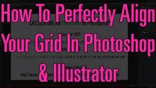 How To Perfectly Align Your Grid In Photoshop & Illustrator