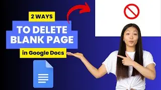 Delete a Blank Page in Google Docs [IN 1 MINUTE] 😨