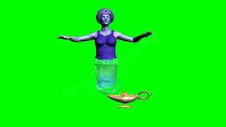 Green Screen Genie Of The Lamp