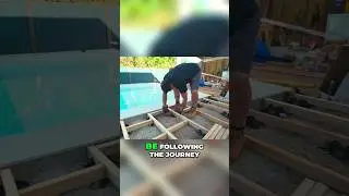Building A Backyard Paradise! (deck, pergola, pool, outdoor dining) #diyprojects #deckbuilding