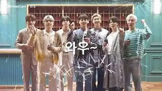 Bts x shinhan card with chuseok greetings#bts#btschuseokgreetings#btsxshinhan