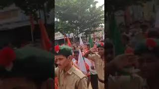 Hoisting and unfurling of National Flag by MLA sir at GHS Rajam