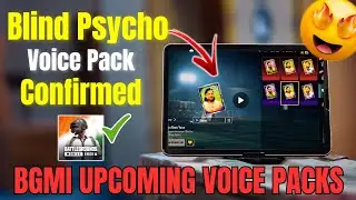 Blind Psycho Voice Pack Coming Soon In BGMI 😍 - All New Bgmi Voice Packs | Androgamer Malayalam