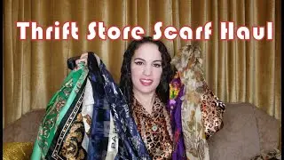 THRIFT STORE SCARF HAUL