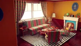 UE4 - Customizable Retro Living Room