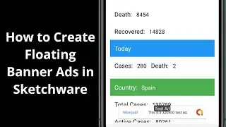 Floating Banner Ads in Sketchware || How to Create Floating Banner Ads in Sketchware ||