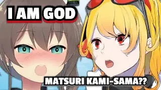 When Kaela-shin Meet Matsuri God !