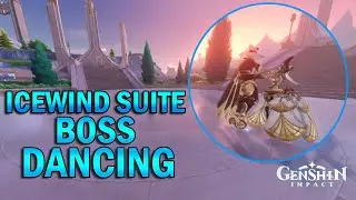 Icewind Suite Boss Dancing - Fontaine - Genshin Impact 4.0 