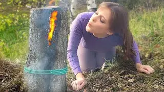 This Beautiful Girl will teach you Survival Skills! 