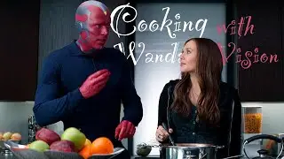 Cooking with Wanda and Vision  🍳 Marvel Ambience ASMR (with talking)