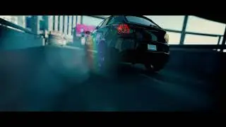 cinema 4d // redshift - car chase