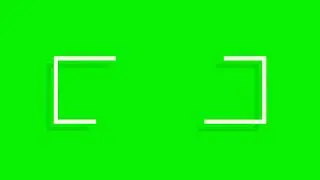 Rectangle Shape Animation for Copy Space and Text Space on Green Screen Background For Chroma Keying
