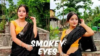 Smokey Eye Makeup Tutorial।Smokey Eye With Kajal For Beginners।Debopriya's Beauty Bar।