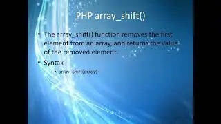 Array Functions in PHP | Explanation in Tamil  