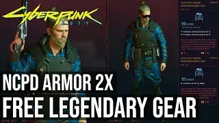 Free Legendary NCPD Gear - Armor (NCPD Outer Torso Location) - Cyberpunk 2077
