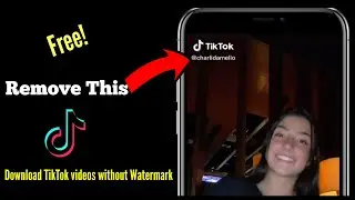 how to download TikTok video WITHOUT WATERMARK free - Download TikTok video without Username