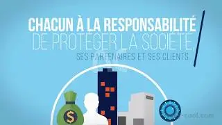 Brand security 2D animated promo. French version.