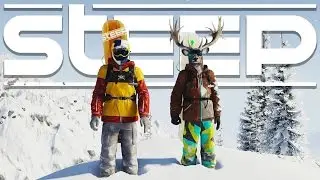 Steep Gameplay - Bombing the Mountain with Blitz! - Let's Play Steep