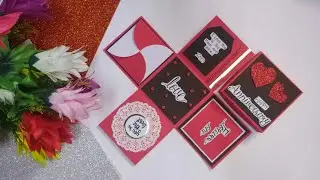 HANDMADE EXPLOSION BOX IDEA | DIY ANNIVERSARY GIFT IDEA