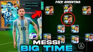 Así JUEGA MESSI "BIG TIME" de 106 🤩⚽ *Pack Premium Argentina* | EFOOTBALL 2024 Mobile