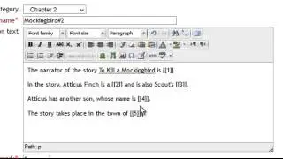 Moodle Drag and Drop into Text