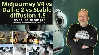 Midjourney V4 vs Dall-e 2 vs SD 1.5