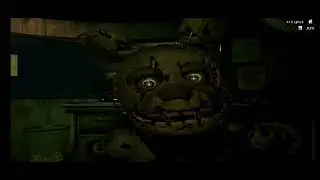 первый раз не вышло пройти fnaf 3 на хорошую концовку но во второй выйдет! скорее всего.