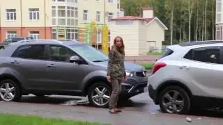 Прикол. Девушка ошиблась машиной. СМОТРЕТЬ ДО КОНЦА!
