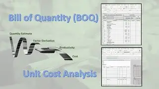 How to Prepare the Bill of Quantity and Unit Cost Analysis | BOQ and UCA