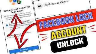 locked Facebook account unlock 2023 | get started confirm your identity to option chenge |