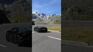 Lamborghini Huracan Evo in the Swiss Alps #short #shorts #youtubeshorts