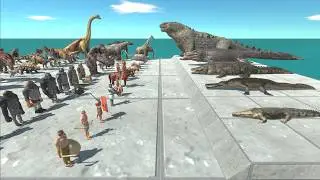 Crocodile Evolution vs Faction - Animal Revolt Battle Simulator