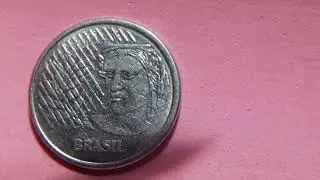 ERROR DOS FECHAS DUPLAS O DOBLADAS  ENÇIMA DE LA CABEZA 10Ctvs 1994 BRASIL