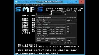 Testing my Sunset Hill Act 2 smps in SMPS Player on Clownmdemu (v0.4)