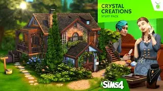 Jewelry maker's home || CRYSTAL CREATIONS || The Sims 4  Speed Build - NO CC