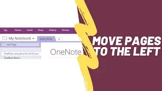 Move OneNote Page Tabs to the Left