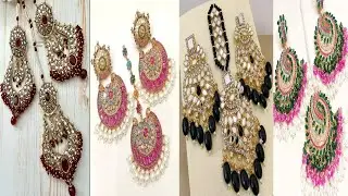 Nauratan Maang Tikka and Earrings, Nauratan maang Tikka with Earrings,Earrings and maang Tikka set,
