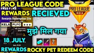 Pro League Grand Final Redeem Code | Free Fire Pro League Redeem Code | Rocky Pet Redeem code FF