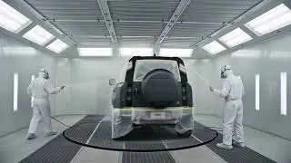 Black Land Rover Defender Full Respray | Linwood Coachworks Paisley Scotland
