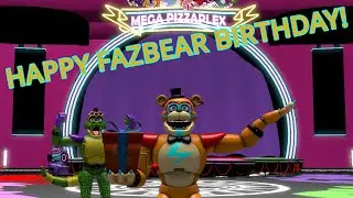Glamrock Freddy sings Happy Fazbear Birthday (SFM Animation)