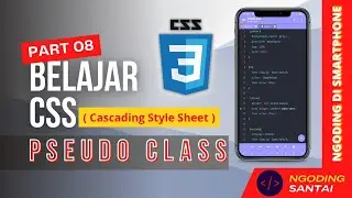 BELAJAR CSS - [08] PSEUDO CLASS #pseudoclass
