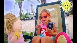 Kira like MOTHER and Doll on vacation at the SEA