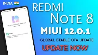 Finally REDMI NOTE 8 Got MIUI 12 Global Stable Update | MIUI 12.0.1 REDMI NOTE 8 | STABLE MIUI 12