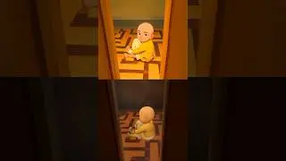 The baby in yellow original vs illustration 