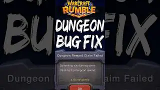 Warcraft Rumble Dungeon Bug FIX!! #gaming #warcraftrumble