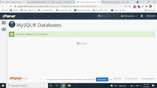 How to Create a new Database in PhpmyAdmin from Cpanel.