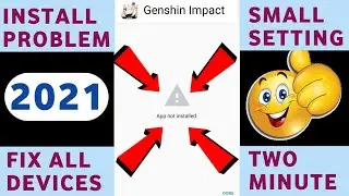 How to fix genshin Impact app not installed problem | tap tap android