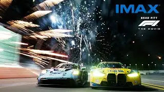 Sonny Hayes Daytona 24h Race Segment. F1 Movie. 4K IMAX