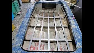 MKM boat with a floorboard frame